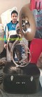 Sousaphone  22  Bell Size Of Pure Brass Metal In Chrome   Case   Free Shipping