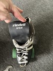Riedell Usa Black Quad Roller Skates With Green Hyper Wheels