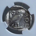 Attica  Athens - C 440-404 Bc - Ar Tetradrachm - Ngc Au - Athena owl