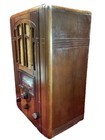 1936 Rca Model 6t2 Tube Type Tombstone Wood Radio Works Good Condition Bc Sw
