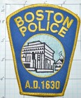 Massachusetts  Boston Police Dept Patch