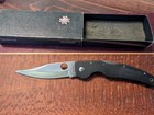 Discontinued rare Spyderco Renegade C23gp Folding Knife Gin-1 Steel