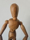 Vintage Wooden Artist Lay Figure Mannequin 33cm Articulated Drawing Model