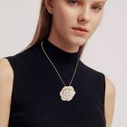 12pcs 3 Sizes Pin To Pendant Converter Brass Brooch Pendant Converters Golden An