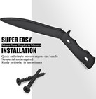 European Mount Skull Hanger  Stainless Steel Euro Wall Mount Hanger For Deer  An