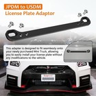 Licence Plate Adaptor  2 Pack Aluminum Mini Truck License Plate Adaptor For Car 