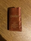Rare 1977 Dodge Dealership Salesman Pocket Size Reference Brochure Catalog Set 
