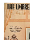 1938 Sheet Music The Umbrella Man Bing Crosby Cavanaugh Stock Rose