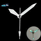 Polished Watch Hands C3 Bgw9 Green Blue Lume For Nh35 Nh36 Movement Mod Parts