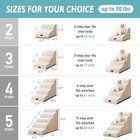 15 7 Inch 3 Step Dog Stairs Pet Ramp Small Cats Couch Bed Climbing Ladder