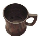 Vintage Potter Sheffield English Brushed Pewter Tankard
