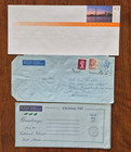 Lot Of 5 Foreign Aerogramme Postal Stationery  Great Britain  Canada  Australia
