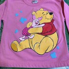 Vintage Winnie The Pooh   Piglet Size 5 6 Pink Sweatshirt Usa Made Disney Hug