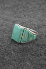 Turquoise   Sterling Silver Ring - Bevis Tsadiasi - Size 11 5