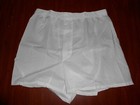 Vintage Men s Amcrest 1970 s White Boxers Size 38 New Old Stock
