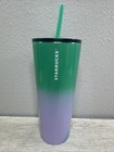 Starbucks Tumbler Lot Of 3 24 Oz W straws - Please See Photos - Fast free Ship 