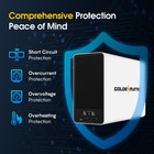 Goldenmate 1500va 1200w Pure Sine Wave Ups Backup Power Supply Lifepo4 Battery