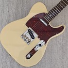  52 Telecaster Vintage Yellow Tl Electric Guitar  Chrome Parts From Us Ship