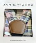 Janie And Jack Baby Boy Plaid Pastel Easter Spring Summer Suspenders Size 12-24