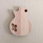 Diy  Electric Guitar Kit Gold Parts Rosewood Fretboard Quilted Top Mahogany Body