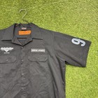 Red Kap Harley Davidson Work Shirt Mens Large Mechanic Technician Uniform Y2k