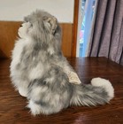 Vintage Yomiko Collection  Grey  Tabby Cat 12  Plush Russ Berrie W tags Read 