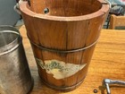 Vintage White Mountain 2 Qt Hand Crank Ice Cream Freezer Maker Wood Fast Ship