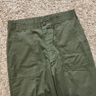 Vintage 70s Og 107 Fatigue Sateen Army Military Pants 30x30