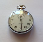 See Video  Running Vintage Stopwatch Gallet Swiss Nice Case And Dial