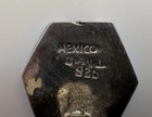 Vintage Taxco Mexico 925 Sterling Silver Inlay Earrings Tn-45