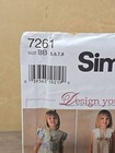 Simplicity Sewing Pattern  7261 Child s Dress Sz 5-8 -uncut Ff-