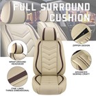 Car Seat Covers Premium Nappa Leather Sport Beige 2 Seats Bmw X3 2005-2026