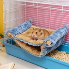 Pets Bird Hamster Ferret Rat Cat Squirrel Hammock Hanging Cage Nest Bed 2-layer