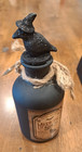 Halloween Decor Set - Resin Faux Stacked Spell Books Skull   Crow Potion Bottle