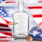 50 Cal Bullet Whiskey Decanter     Trump 47th President Commemorative Edition