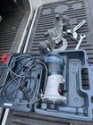 Bosch Gkf125ce 120v Corded Palm Router Kit W  Plunge Base  Wrenches  Case