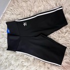 Nwt Adidas Originals Womens High-waisted Biker Shorts Black Xs Gn2842 Tights   