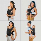 Snugsupport 4-in-1 Infant Baby Soft Carrier - Black  black   New