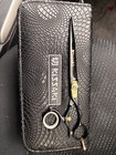 Gokatana 7     Hair Scissors Double Swivel Black W Titanium
