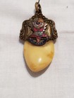 Antique Elks Lodge elk Tooth Pendant  Elks Lodge Collectible 