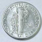 1944 Mercury Dime  Choice gem Bu   Brilliant Uncirculated 90  Silver  10425