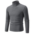 Retro Simple Solid Color Turtleneck Base Inner Wear Outer Wear Casual Men s Thin