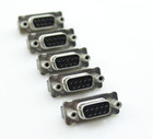 Qty 5 New Amp 5750678-1 Pcb Mount 9 Pin Serial D Sub Female Straight