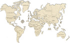 Wooden city Wooden World Maps For Kids   Adults - Art Map Of The World Gift