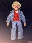 Vintage 30    Mortimer Snerd Ventriloquist Dummy Doll Mouth Works see Description