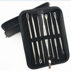 7 Pcs Pimple Popper Blackhead Remover Kit Tools Set Comedone Zit Extractor