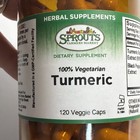 Sprouts 100  Vegan Turmeric 120 Veggie Caps Brand New Sealed 11 2030450mg