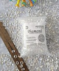 825  Fake Diamond Confetti - 10mm Acrylic Table Scatters For Weddings   Bridal