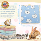 Guinea Pig Bedding Blankets  6 Pack Soft Fleece Pet Cage Liner                               