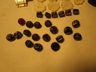Ant  48 Mop   Victorian 1 4  Black Glass Buttons   Bag Free
